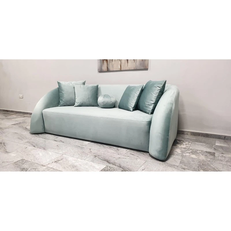 Триместен диван Небе, Син