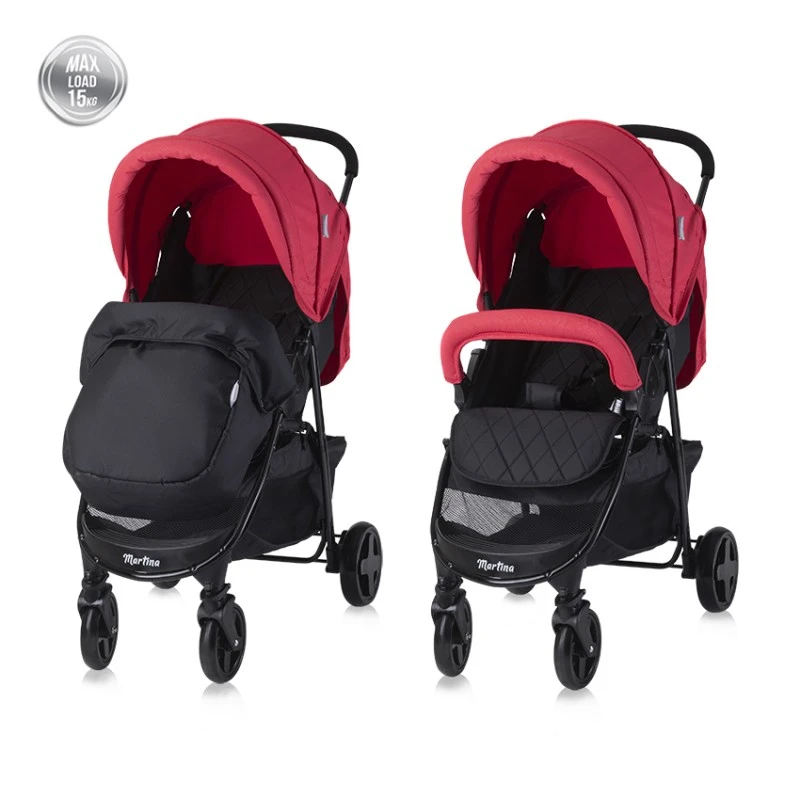 Д.КОЛИЧКА MARTINA+ПОКРИВАЛО MARS RED