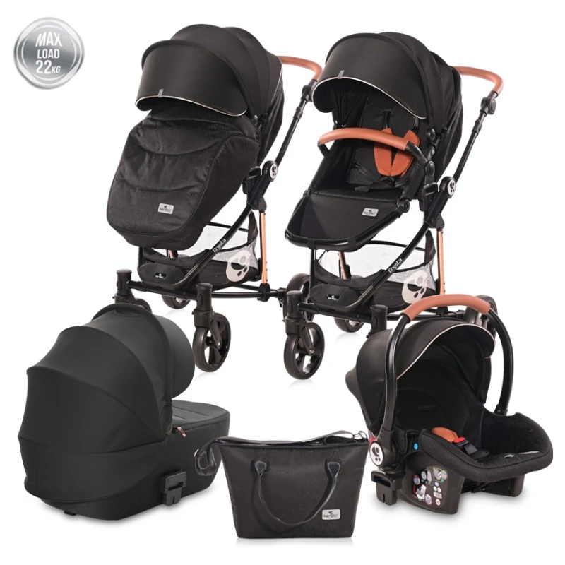 Д.КОЛИЧКА CRYSTA 3в1 BLACK DIAMOND + чанта