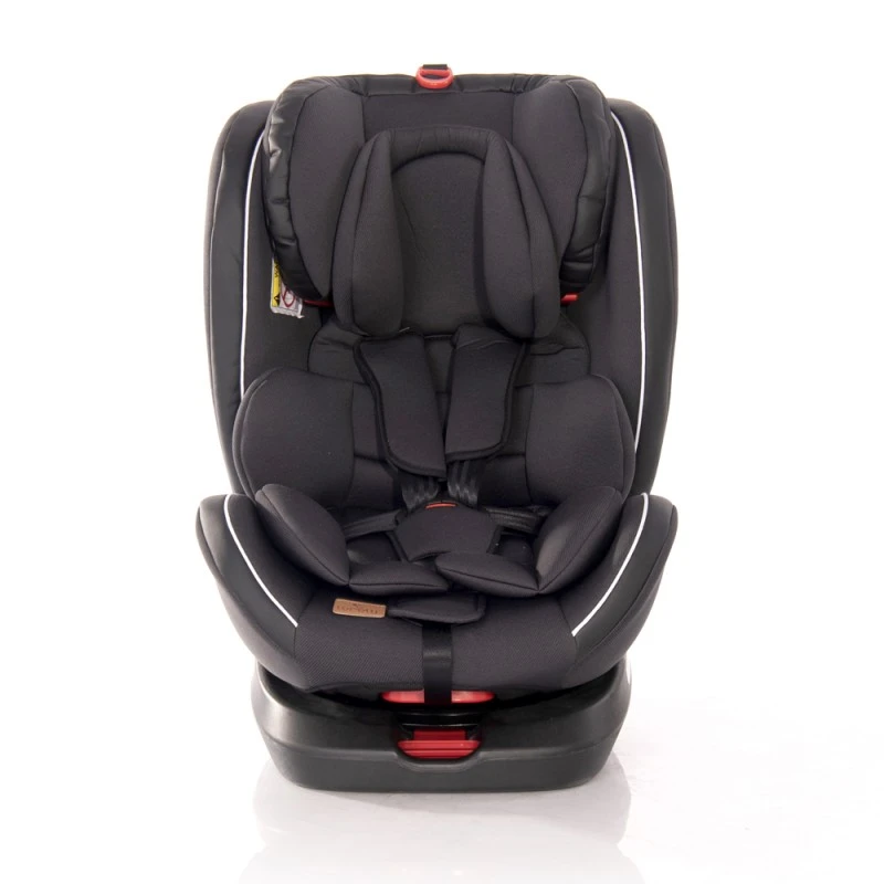 Столче за кола ISOFIX Lorelli Nebula Black, 0-36 кг, Въртящо се на 360 градуса, Черен