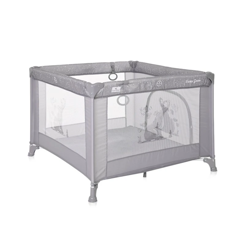 Кошара за игра Lorelli, Game Zone, 100x100 см, Grey Fun, Колекция 2021