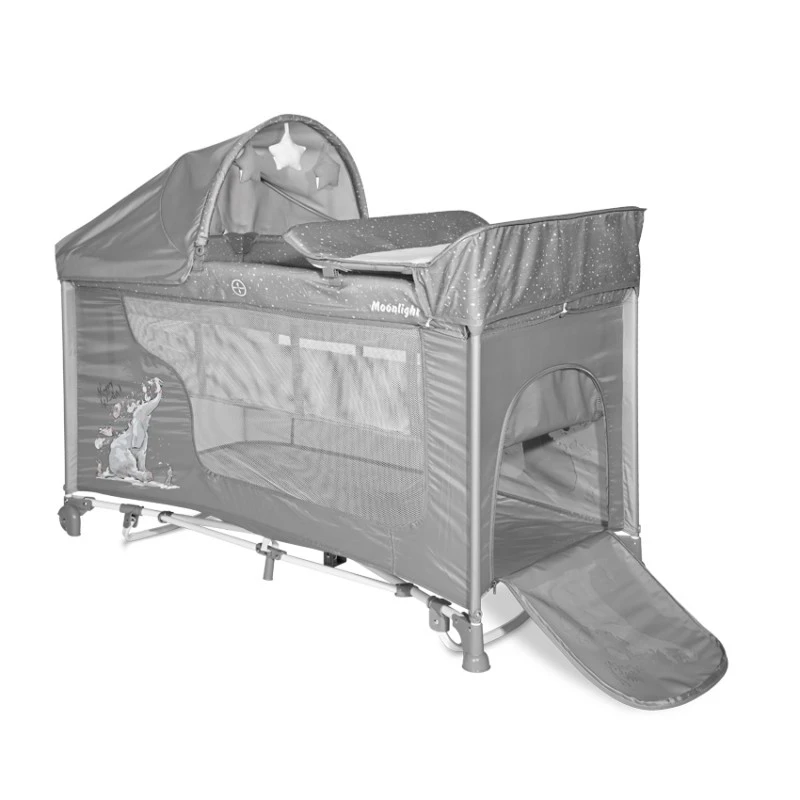 Кошара LORELLI Moonlight, 2 нива, Rocker, Grey, Fun