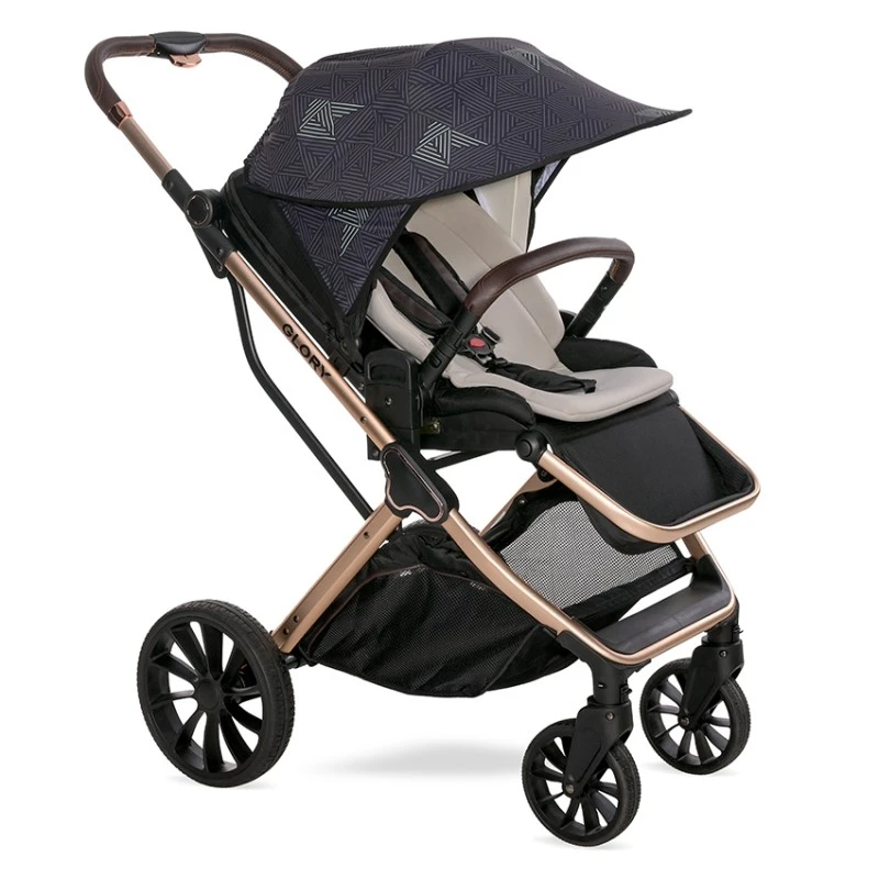 СЕННИК ЗА ДЕТСКА КОЛИЧКА  ЛИНИИ ЧЕРНО МИНT