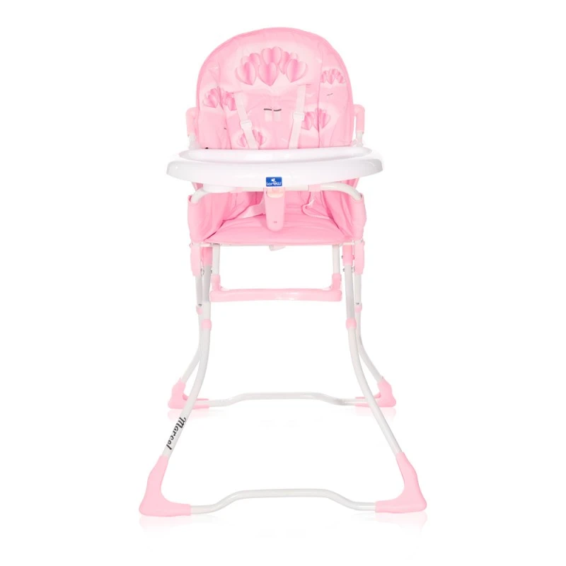 Столче за хранене Lorelli Marcel Pink Hearts, Розов