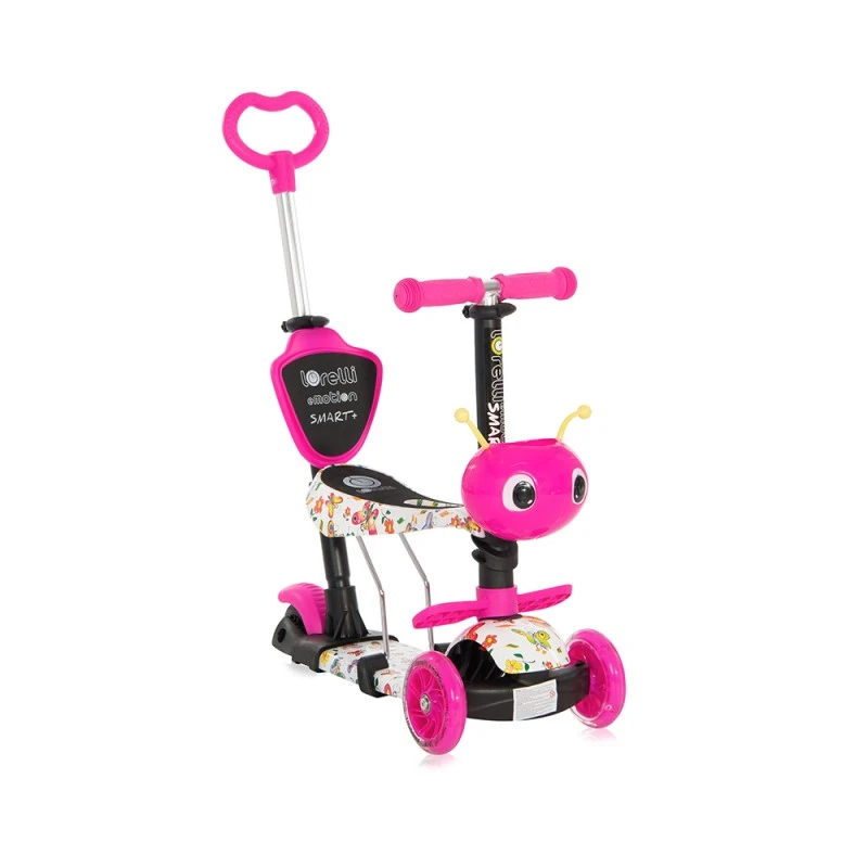 Тротинетка LORELLI SMART Plus, Pink, Butterfly