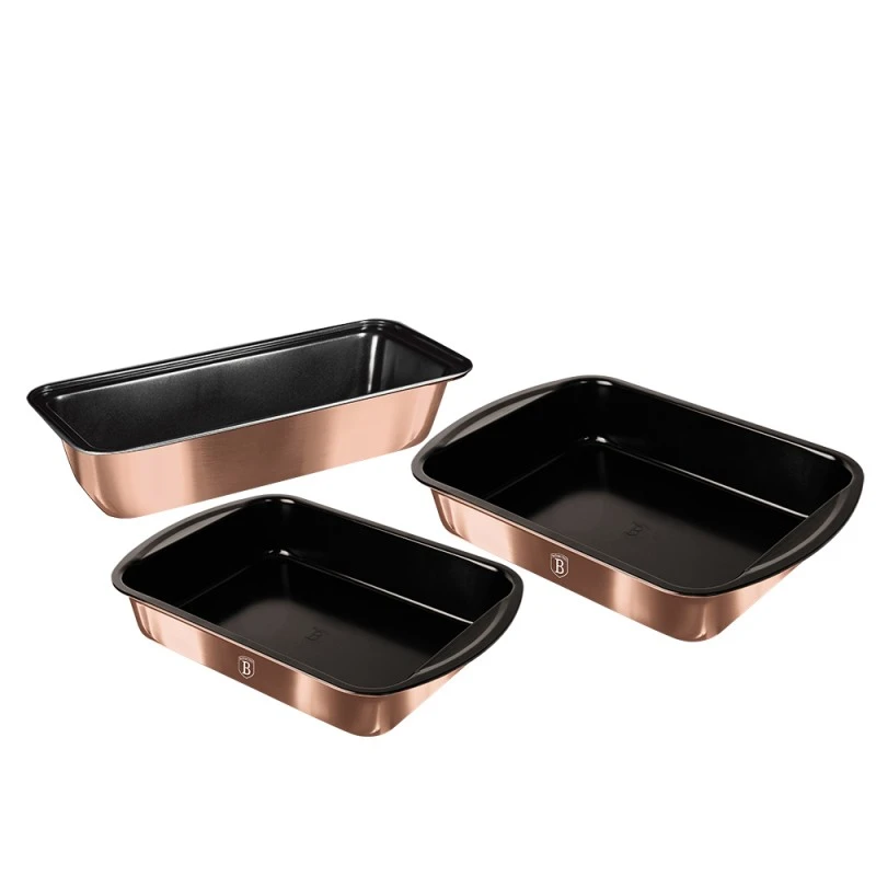Комплект форми за печене 3 бр. Berlinger Haus BH 7630 Rose Gold Edition