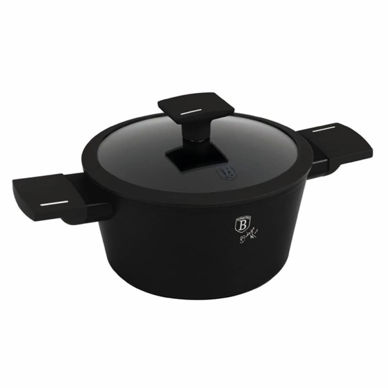 Тенджера с капак 20 см Berlinger Haus BH8187 Matte Black
