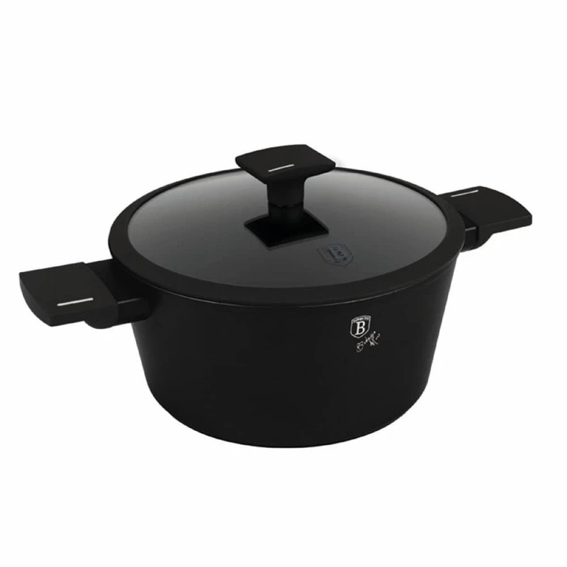 Тенджера с капак, 24 см Berlinger Haus BH8188 Matte Black