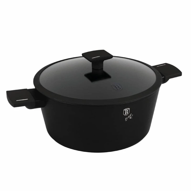 Тенджера с капак, 28 см, Berlinger Haus BH8189 Matte Black
