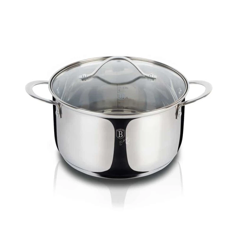 Тенджера Berlinger Haus BH6586 20 cm от неръждаема стомана