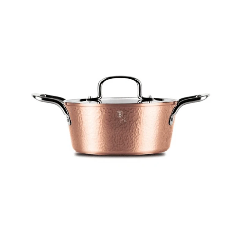 Тенджера Berlinger Haus BH8018 22см Hammered Copper