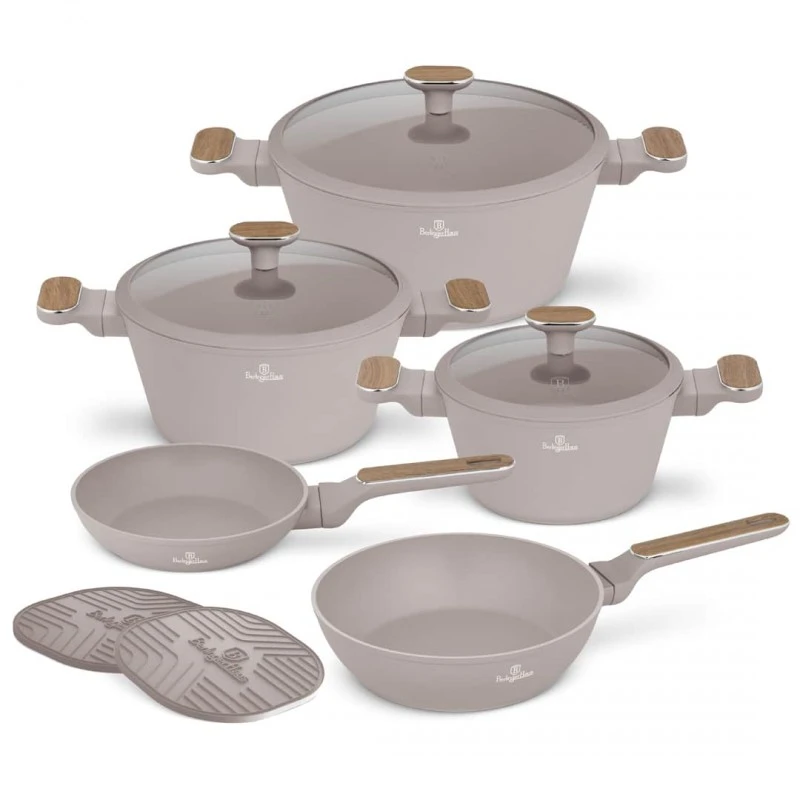 Комплект тенджери Berlinger Haus BH8343 Taupe Nordic