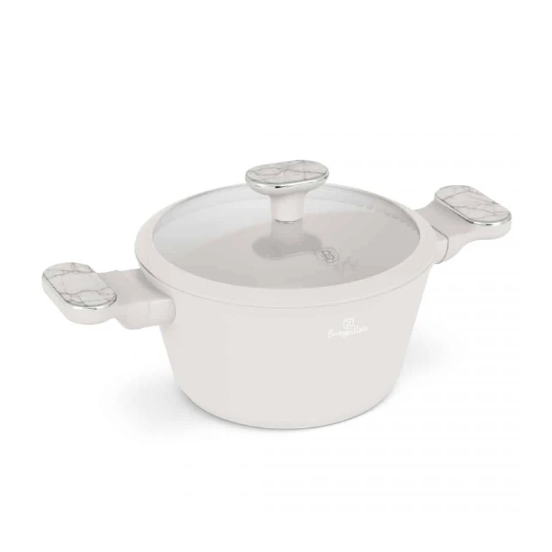 Тенджера с капак Berlinger Haus BH8395  Sahara Marble 20 см