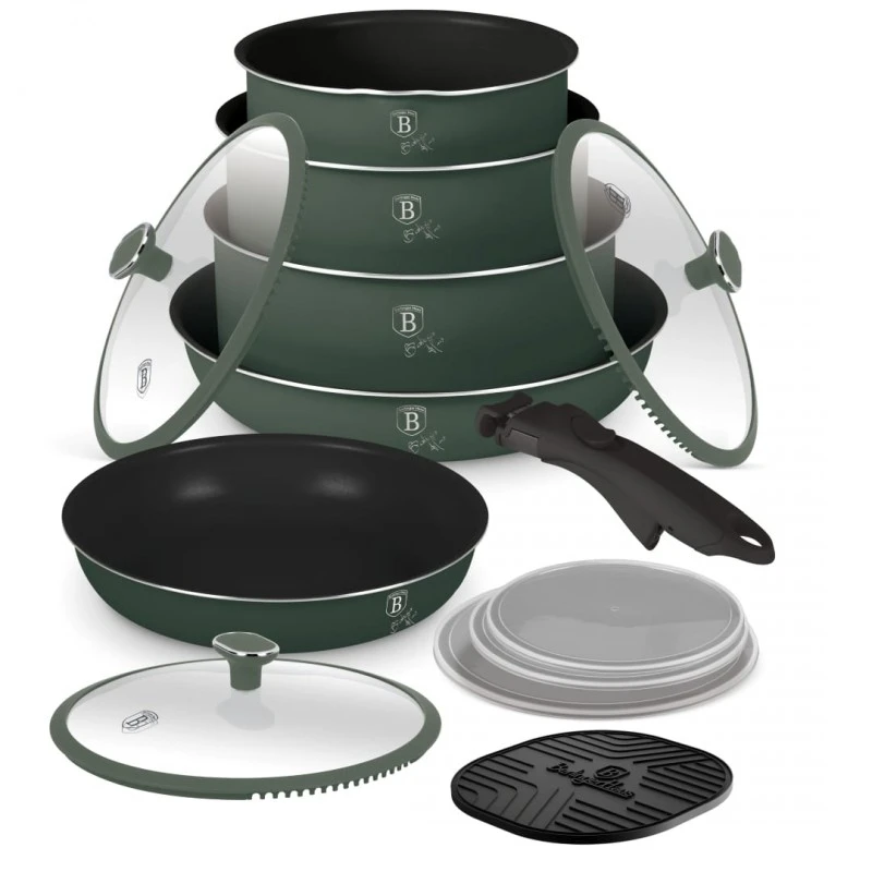 Съдове за готвене Berlinger Haus BH8423  Matte Green