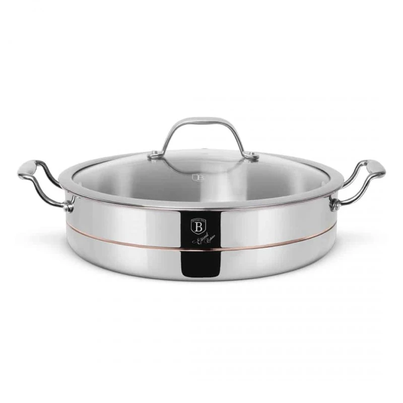 Ниска тенджера с капак, 28 cm Berlinger Haus BH8817