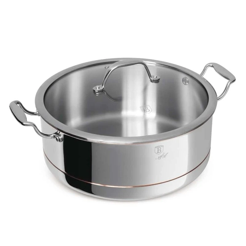 Дълбока тенджера с капак, 24 cm  Berlinger Haus BH8815