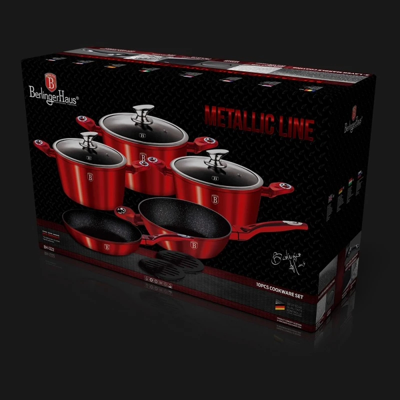 Комплект тенджери Berlinger Haus BH 1222 сет от 10&nbsp;части