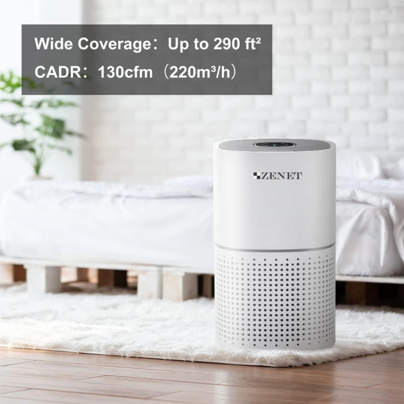 ZENET 201 Пречиствател на въздух с HEPA филтър за помещения до 50 м²