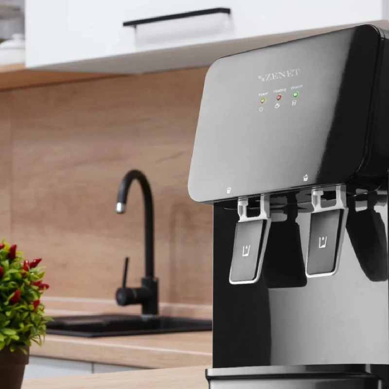 Електрически диспенсър за топла и студена вода ZENET ZET-312- ЧЕРЕН