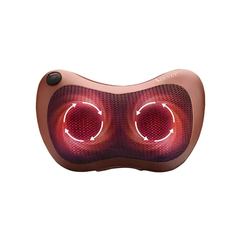 Шиацу Масажираща възглавница Zenet Zet-727 с инфрачервено затопляне