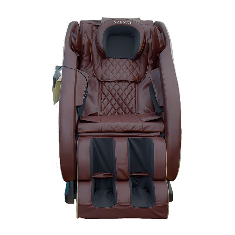 Масажен стол с 4D масаж и нагряване ZENET 1288  beige/brown, масажен стол за дома