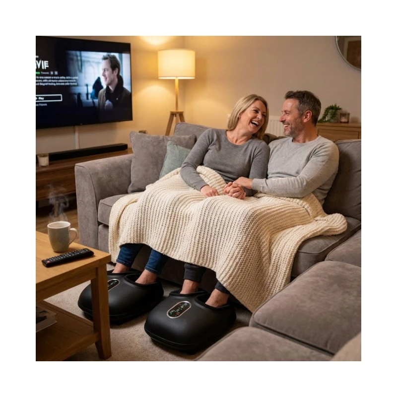 Масажор за крака с точково стимулиране ZENET ZET 761 -  Шиацу, ролки и топлина