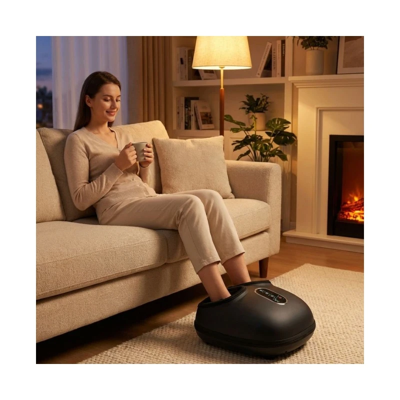 Масажор за крака с точково стимулиране ZENET ZET 761 -  Шиацу, ролки и топлина