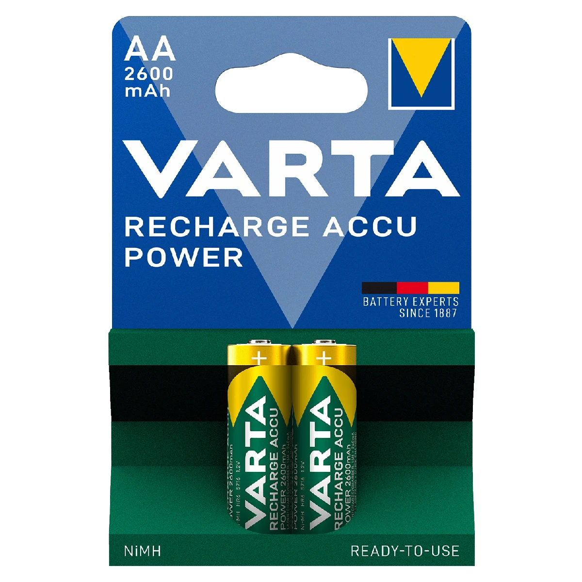 VARTA ACCU PROFESSIONAL NIMH 2600MAH AA X 2