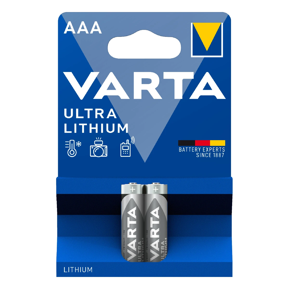 VARTA LITHIUM PROFESSIONAL AAA 1,5V X 2