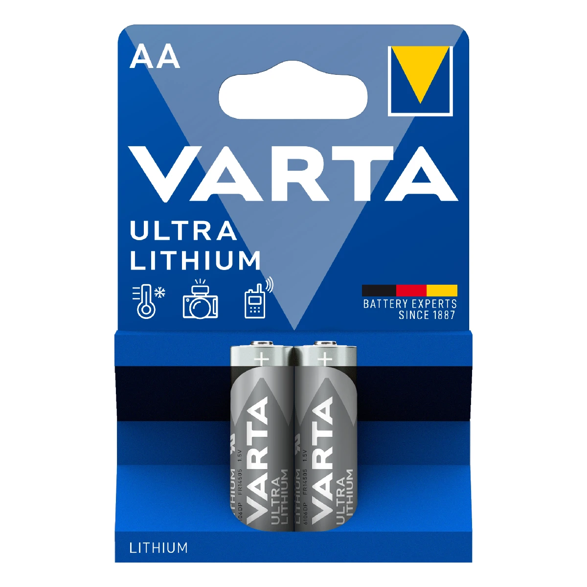 VARTA LITHIUM PROFESSIONAL AA 1,5V X 2