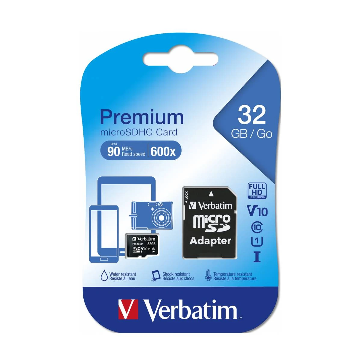 VERBATIM 44083 MICRO SDHC 32GB CLASS 10