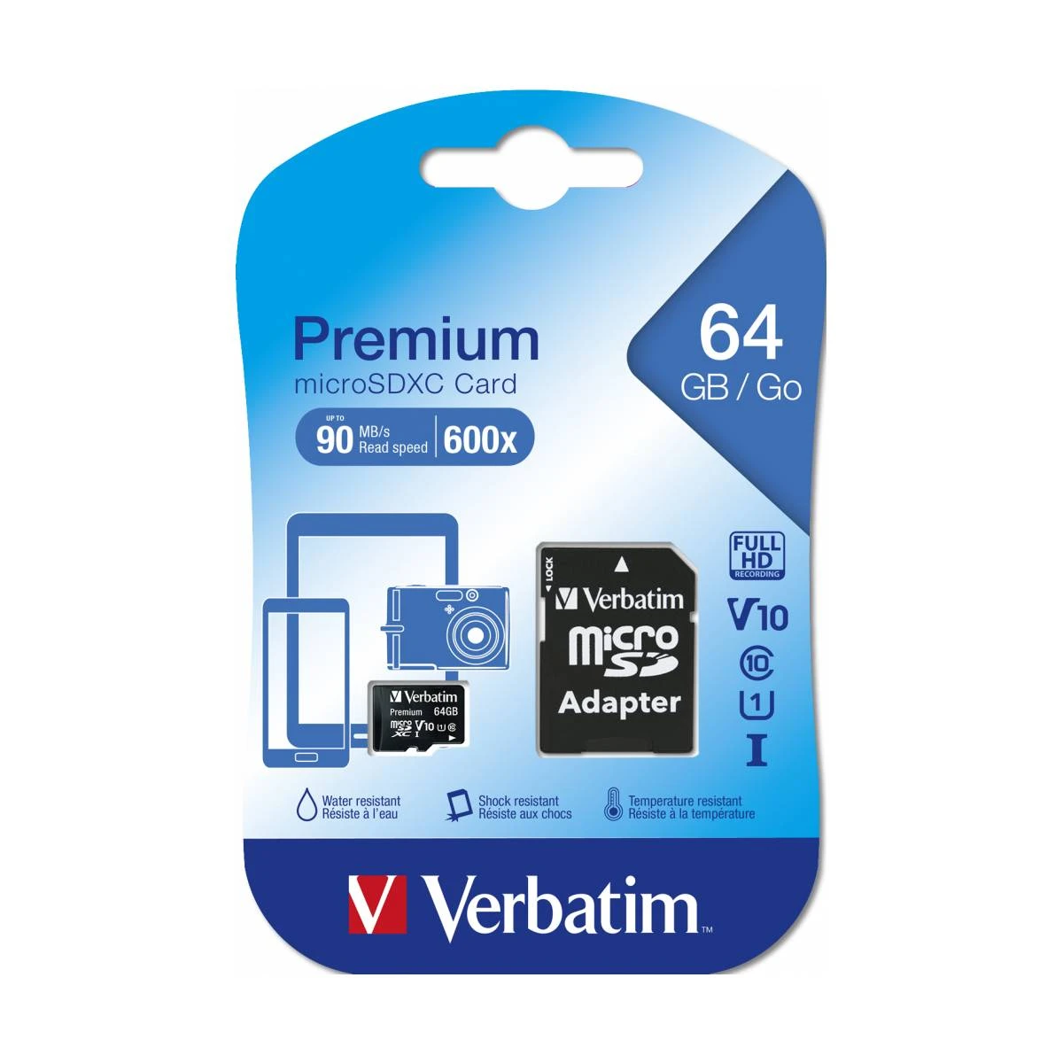 VERBATIM 44084 MICRO SDXC 64GB CLASS 10