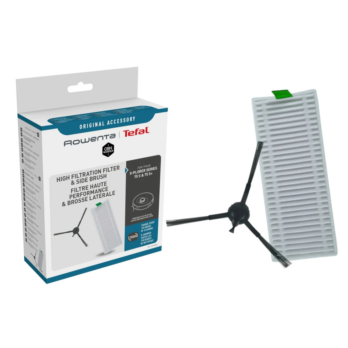 ROWENTA ZR185002 ФИЛТЪР+СТРАН ЧЕТКА X-PLORER SERIE 75S/75S+