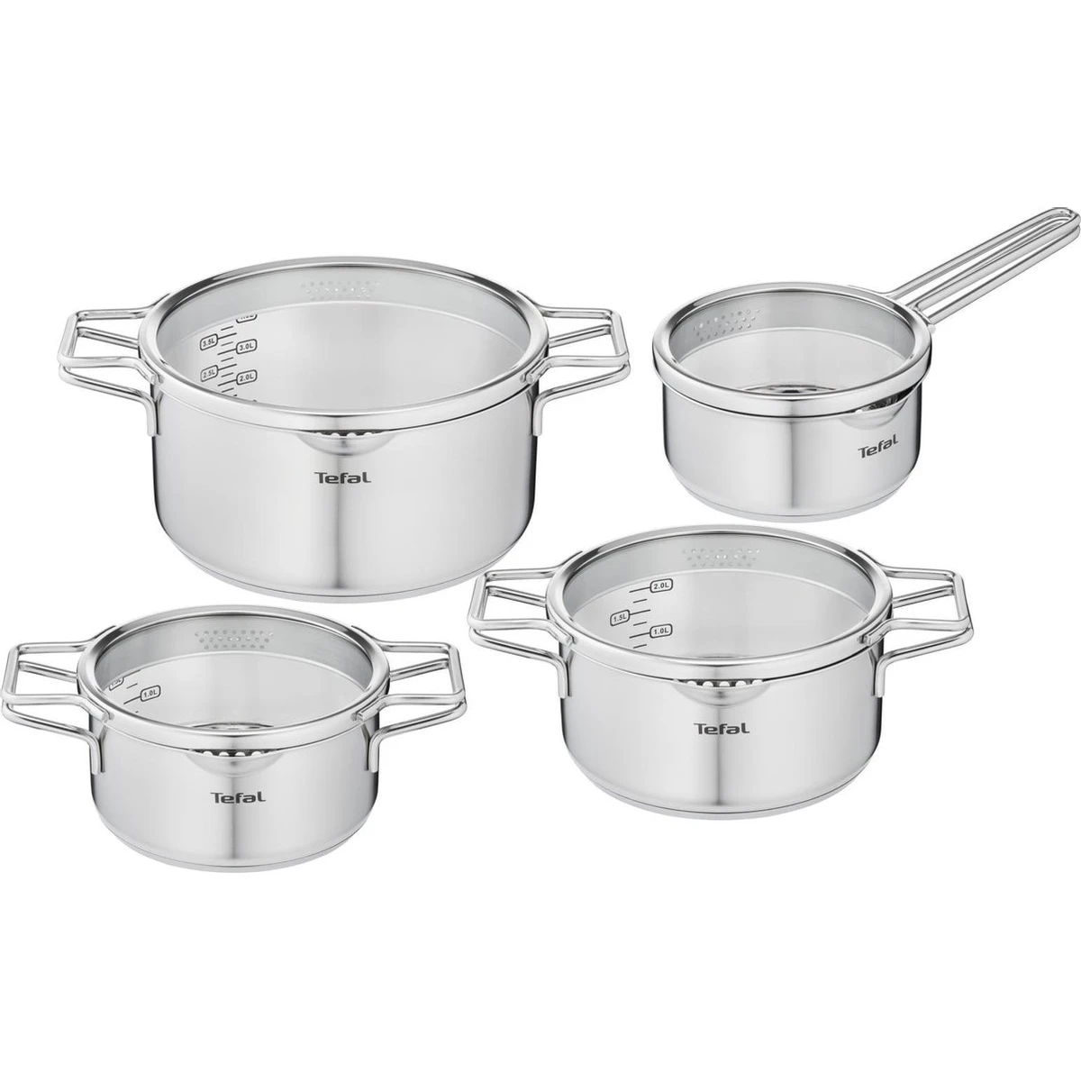 TEFAL H852S856 NORDICA К-КТ ТЕНДЖЕРИ 8 ЧАСТИ