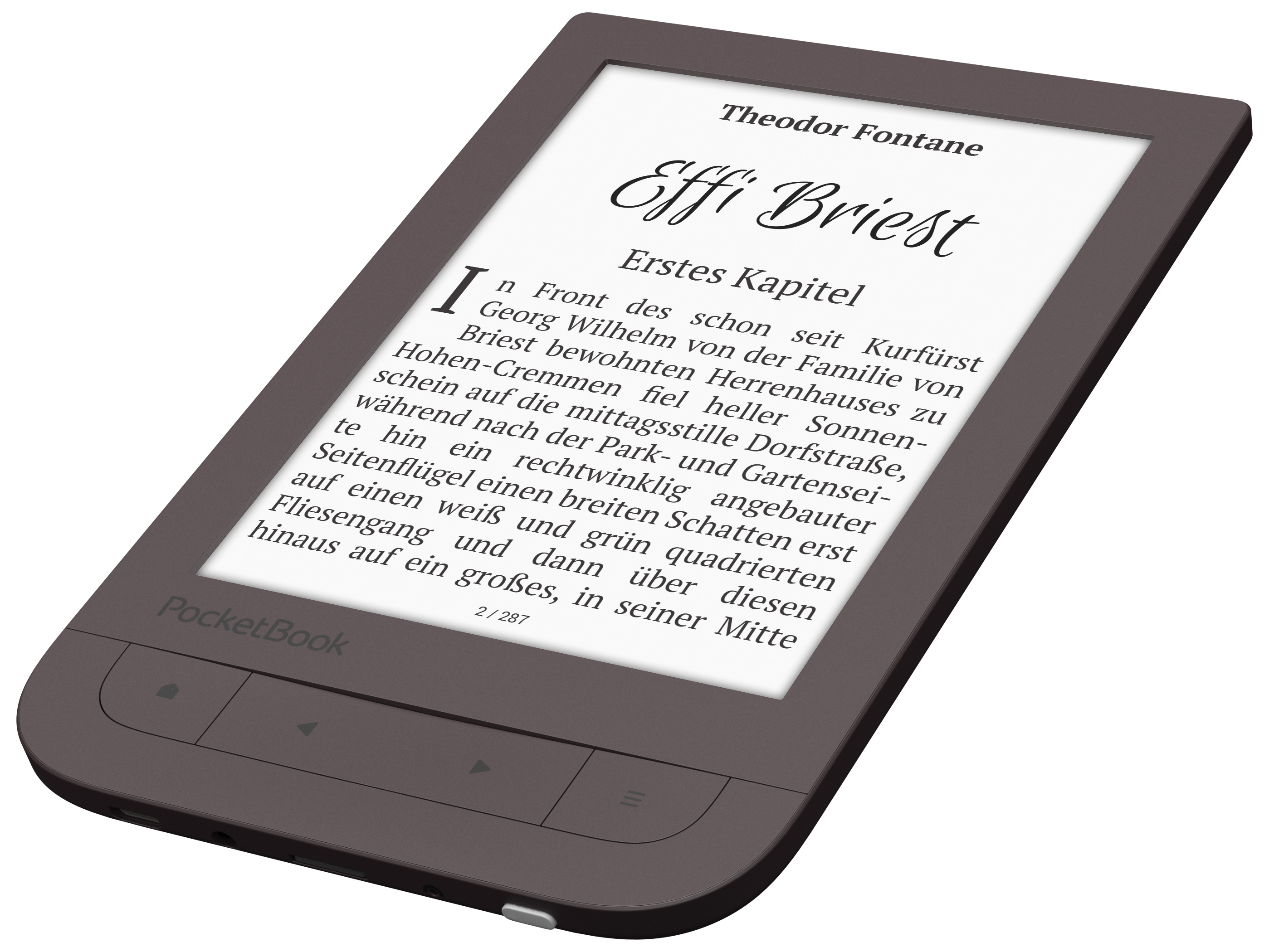 ЕЛЕКТРОННА КНИГА POCKETBOOK TOUCH HD 2 DARK BROWN на цена