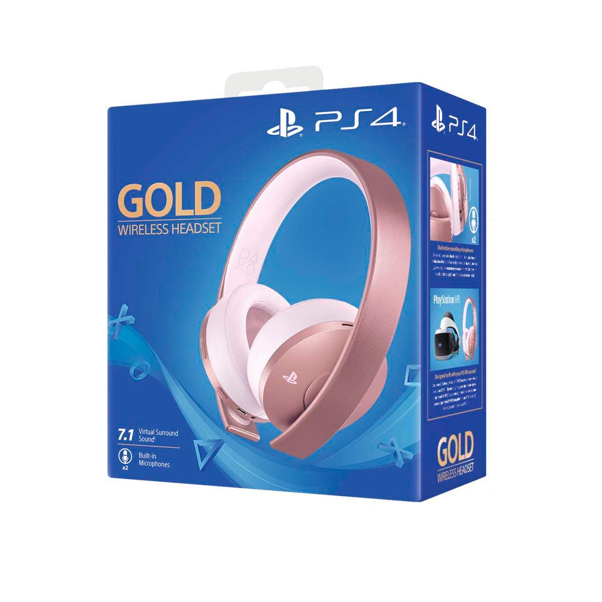 GAMING СЛУШАЛКИ SONY PS4 WIRELESS HEADSET ROSE GOLD на цена 199лв. от